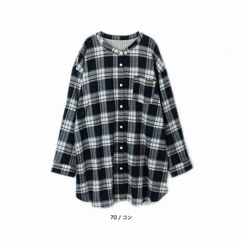 Ｗガーゼシャツチュニック【ＬＬ～５Ｌ】