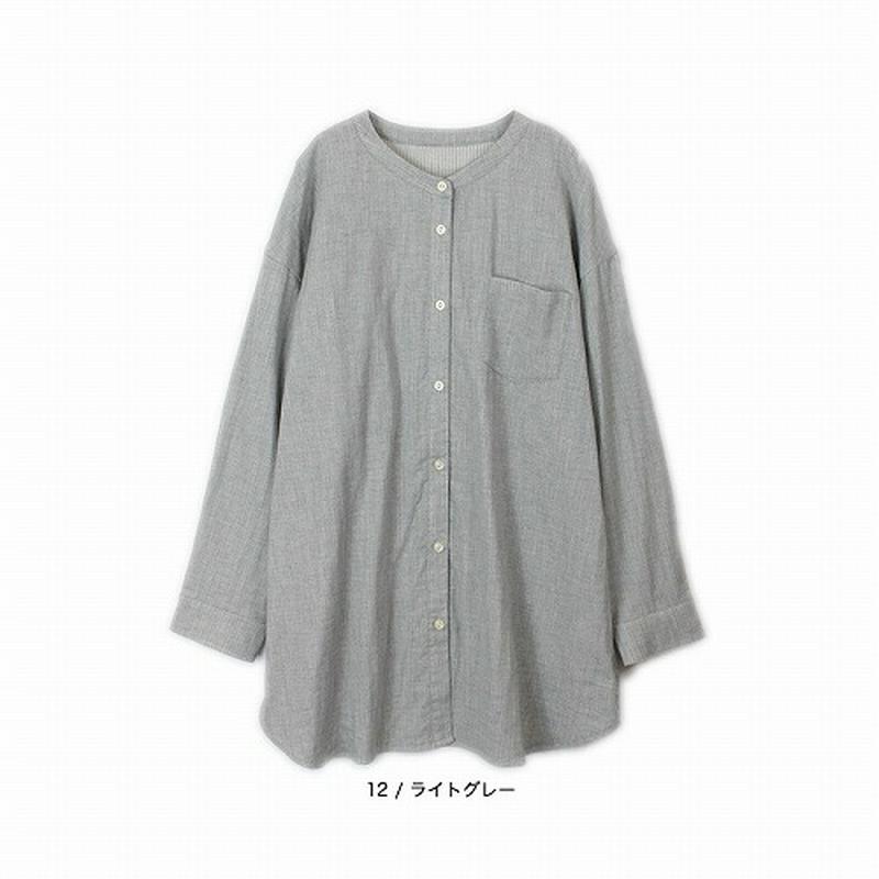 Ｗガーゼシャツチュニック【ＬＬ～５Ｌ】