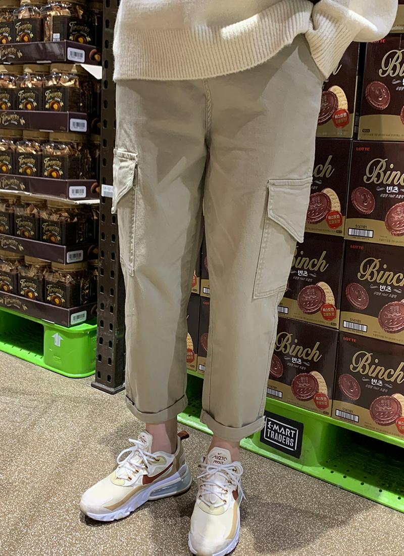 サイドポケットテーパードパンツ