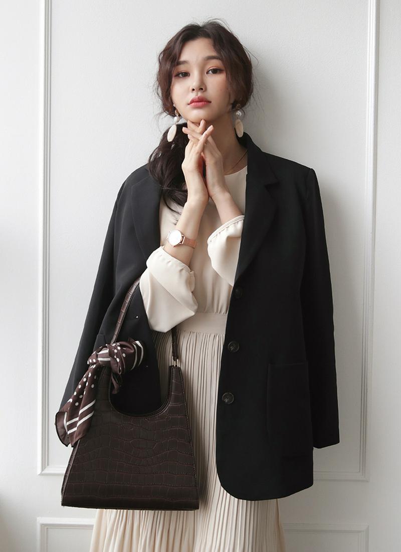 スリーボタンジャケット・全3色