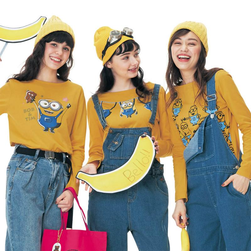 親子でお揃い　プリント長袖Ｔシャツ