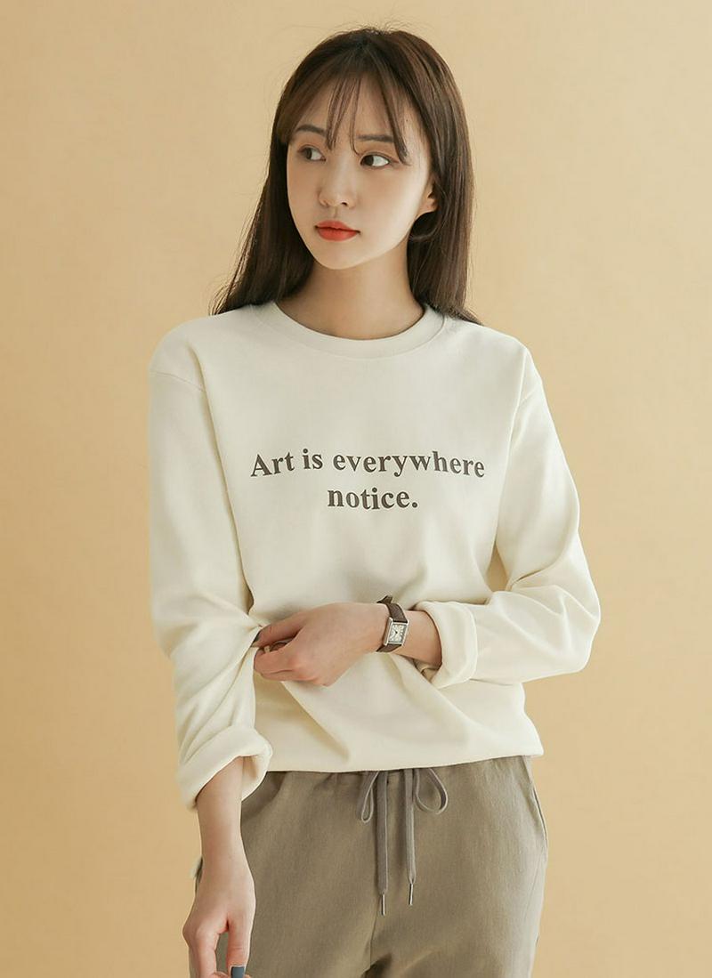 Art isピーチ起毛Tシャツ