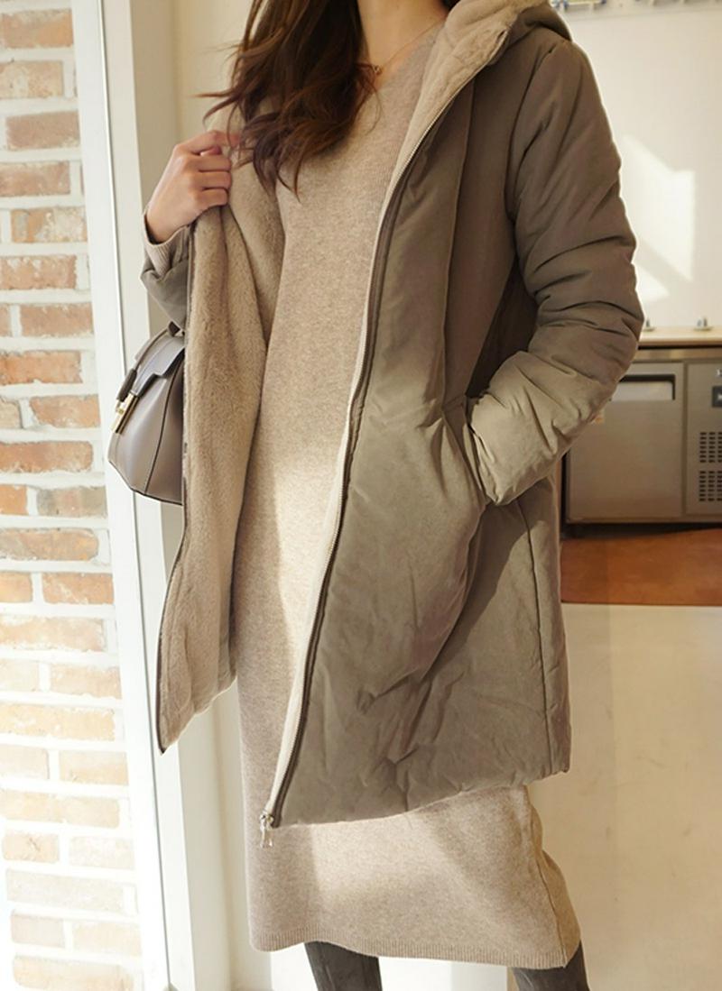 エコファーリバーシブル中綿ジャケット