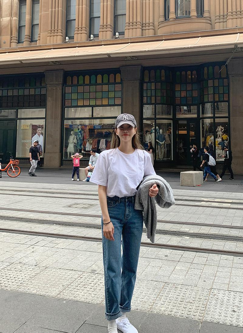 コットンポケット半袖Tシャツ