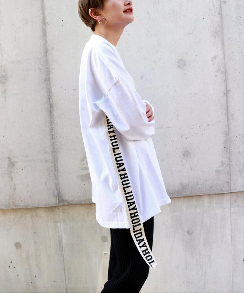 【HOLIDAY/ホリデイ】 SUPER FINE DRY MINI DRESS：カットソー