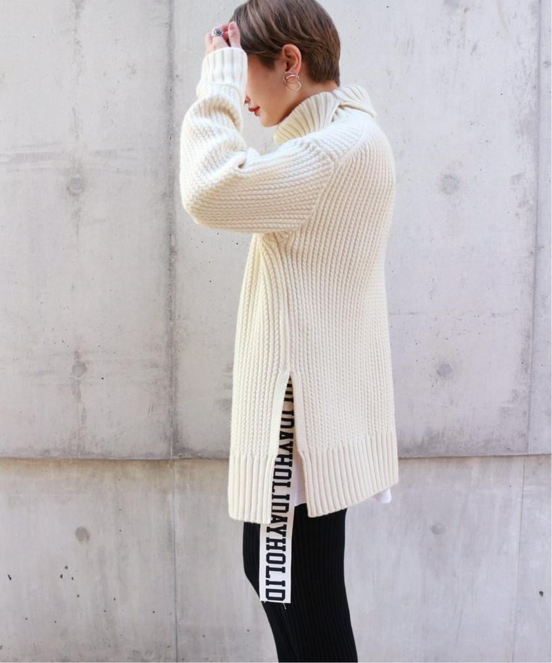 【HOLIDAY/ホリデイ】 SUPER FINE DRY MINI DRESS：カットソー