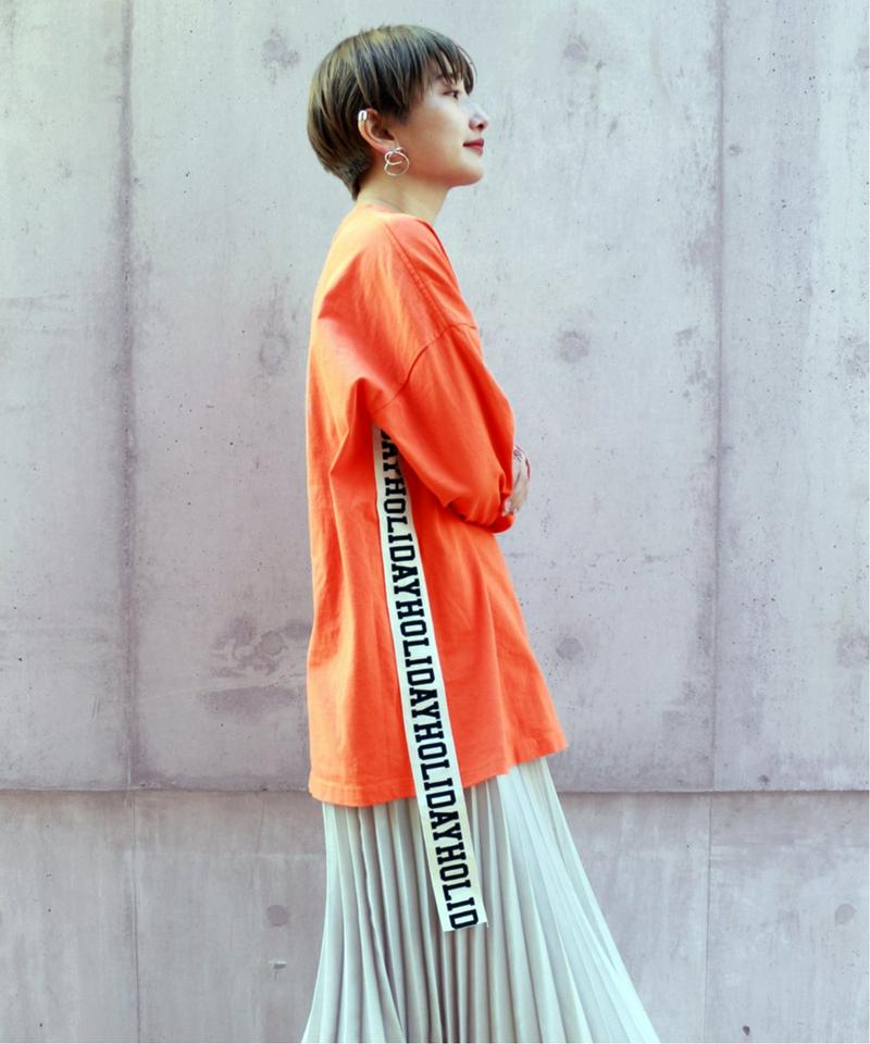 【HOLIDAY/ホリデイ】 SUPER FINE DRY MINI DRESS：カットソー