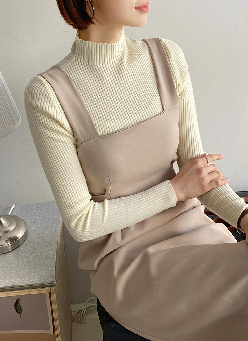 サイドベルトワンピース・全2色