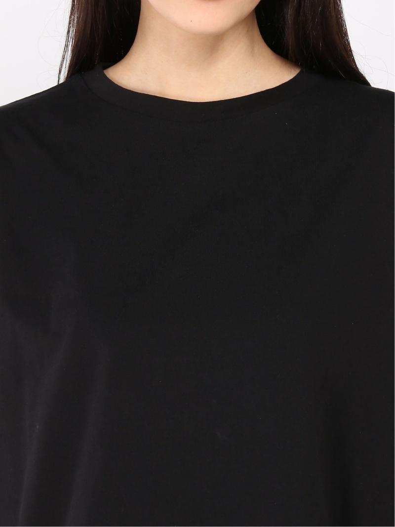 (W)プレミアムコットン ラウンドヘム L/Tee