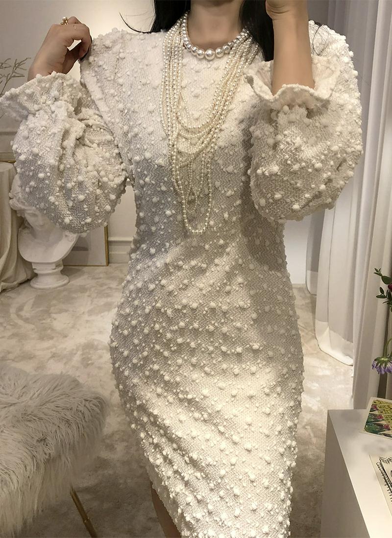 立体ドットワンピース