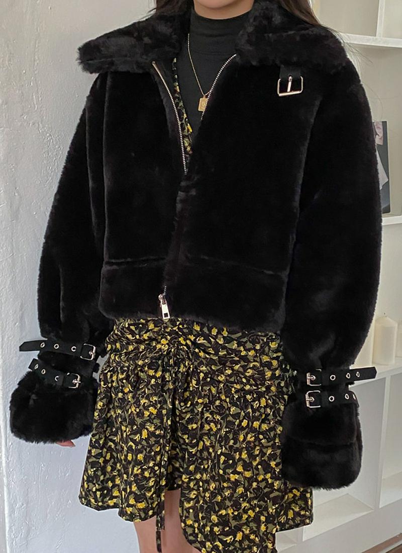 フェイクファームートン風ジャケット