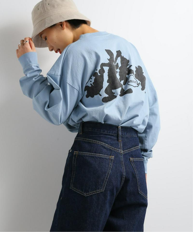 【HOLIDAY/ホリデイ】 SUPER FINE DRY L/S POCKET T：カットソー