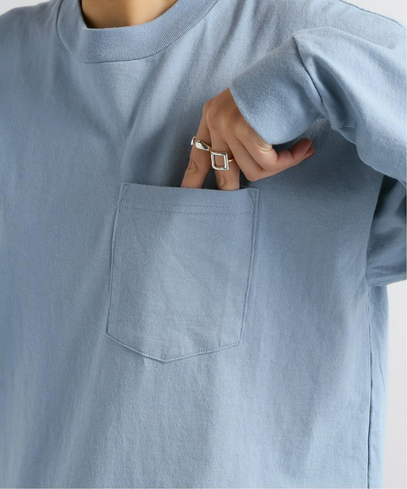 【HOLIDAY/ホリデイ】 SUPER FINE DRY L/S POCKET T：カットソー