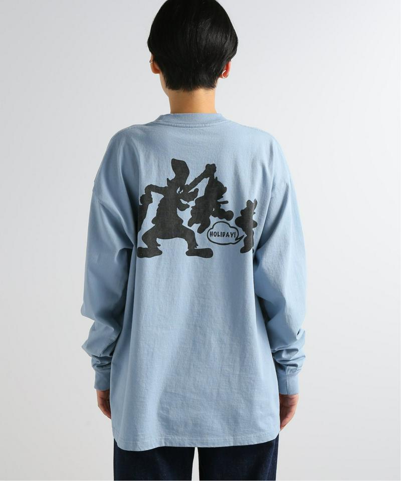 【HOLIDAY/ホリデイ】 SUPER FINE DRY L/S POCKET T：カットソー