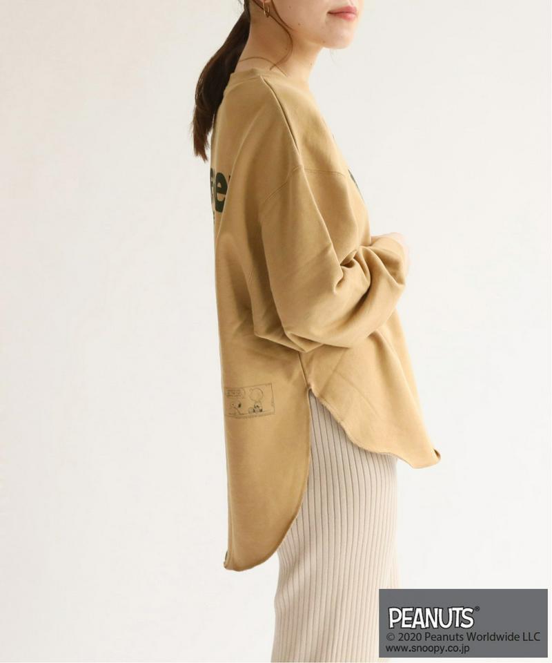 【PEANUTS×DISCUS for relume】SNOOPYオーバーサイズスウェット◆