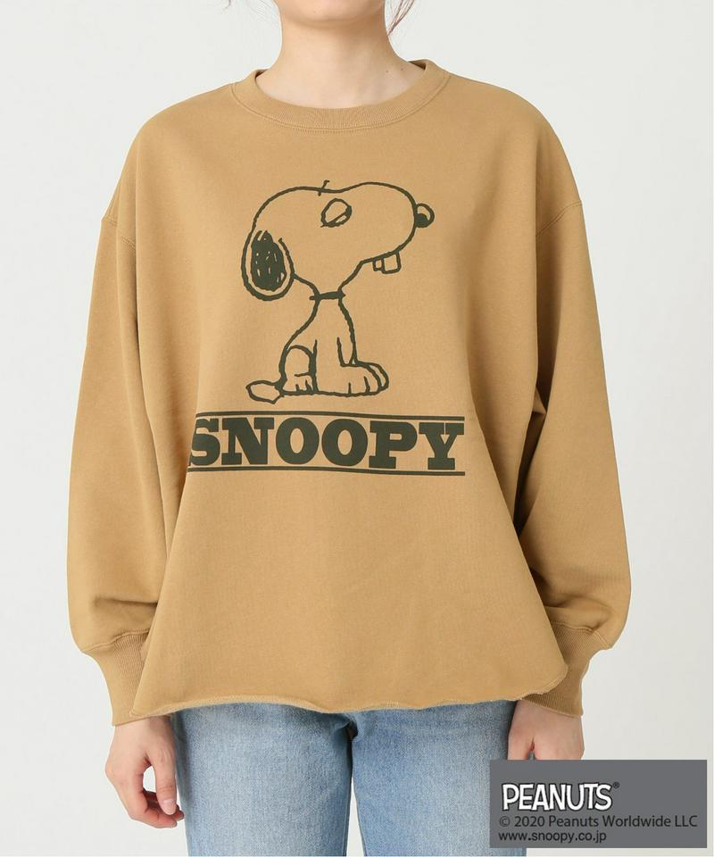 【PEANUTS×DISCUS for relume】SNOOPYオーバーサイズスウェット◆
