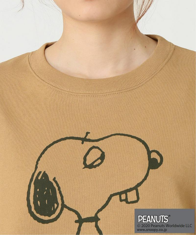 【PEANUTS×DISCUS for relume】SNOOPYオーバーサイズスウェット◆