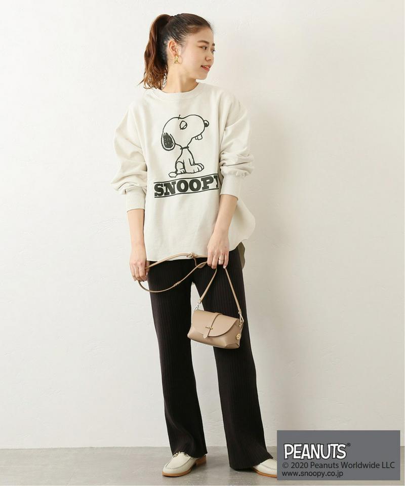 【PEANUTS×DISCUS for relume】SNOOPYオーバーサイズスウェット◆