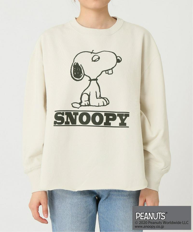 【PEANUTS×DISCUS for relume】SNOOPYオーバーサイズスウェット◆