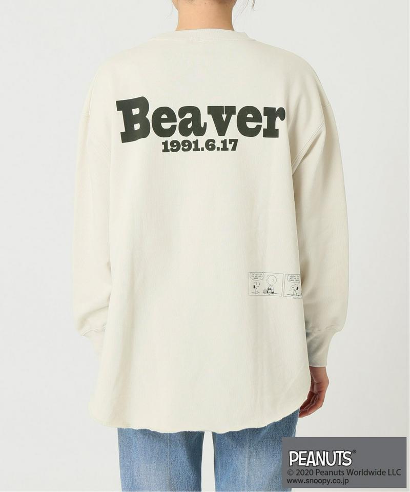 【PEANUTS×DISCUS for relume】SNOOPYオーバーサイズスウェット◆