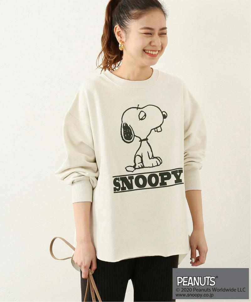 【PEANUTS×DISCUS for relume】SNOOPYオーバーサイズスウェット◆