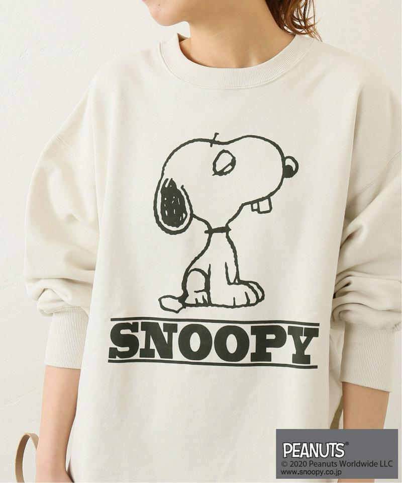 【PEANUTS×DISCUS for relume】SNOOPYオーバーサイズスウェット◆