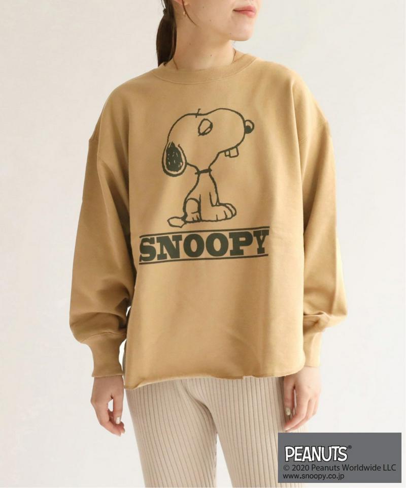 【PEANUTS×DISCUS for relume】SNOOPYオーバーサイズスウェット◆