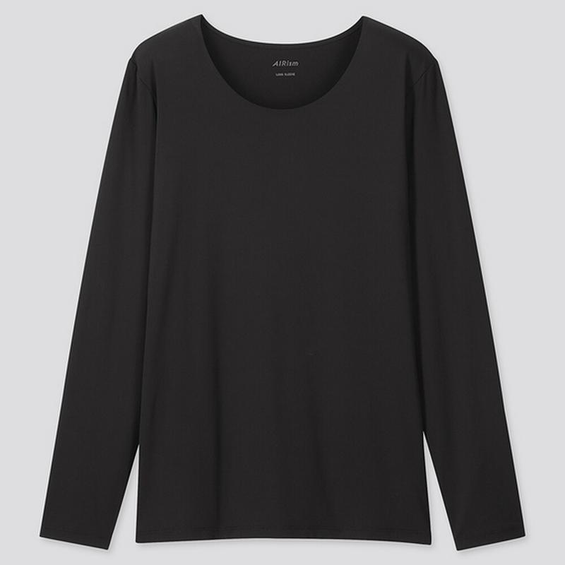 エアリズムUVカットクルーネックT（長袖）