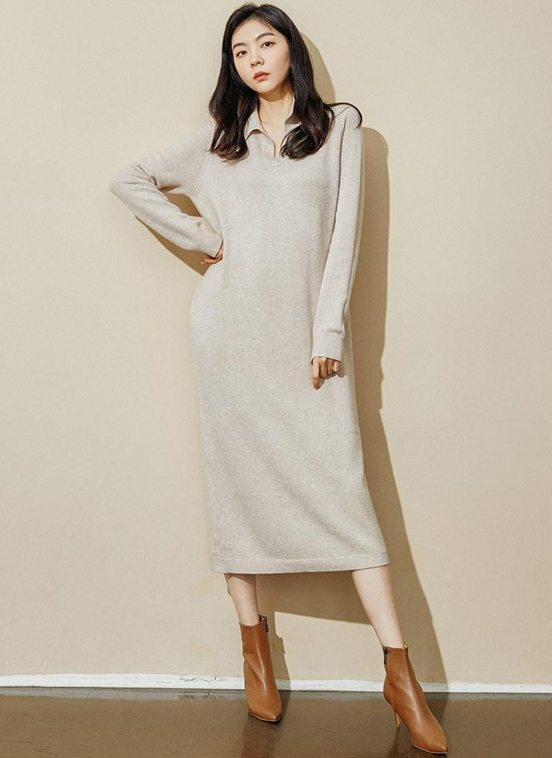 デイリーニットワンピース