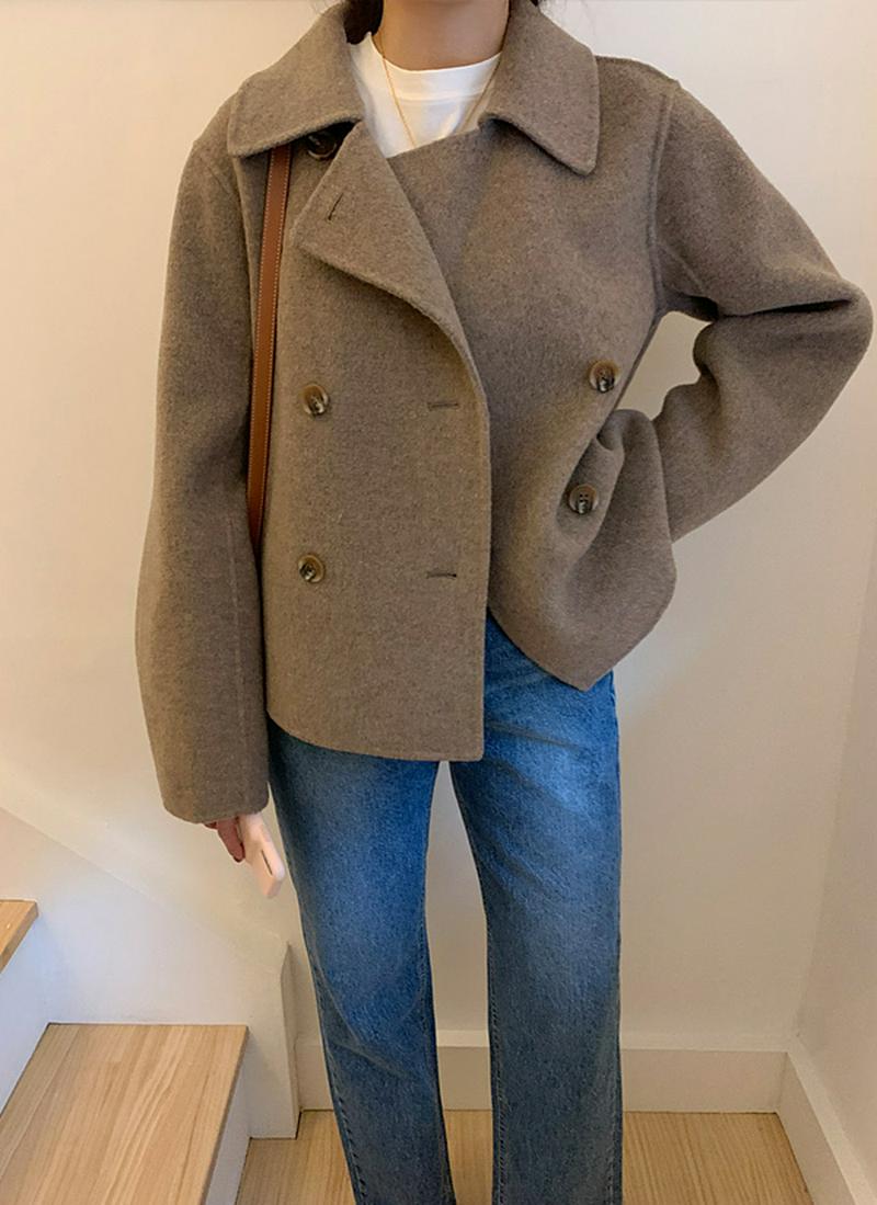 ウールハーフジャケット