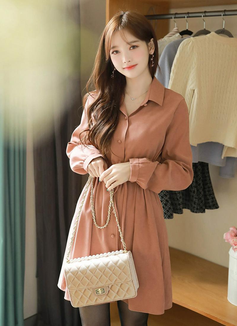 ウエストストリングワンピース