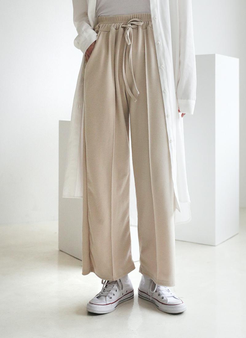 ドロストワイドパンツ・全3色