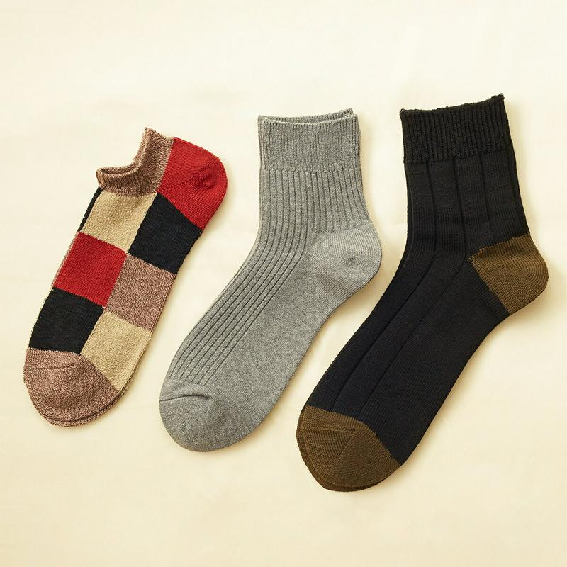 【あす楽】【Tabio MEN】WEB限定 バレンタイン マルチボーダーソックスセット(限定BOX付) / 靴下屋 靴下 メンズ タビオ くつ下 ソックス カジュアル プレゼント ギフト 日本製