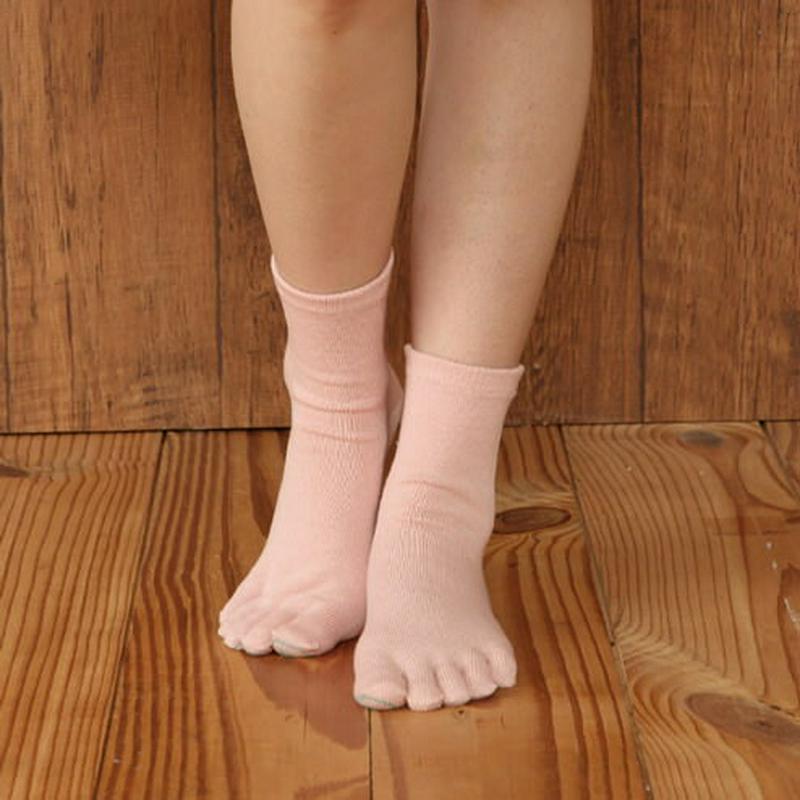 【全品送料無料★〜5/16 9:59迄】【あす楽】【TABIO LEG LABO】WEB限定 足裏ツボプリント5本指ソックス 22〜24cm / 靴下屋 靴下 タビオ Tabio くつ下 レディース 五本指ソックス 足ツボ 足つぼ 五本指靴下 5本指ソックス 5本指靴下 日本製