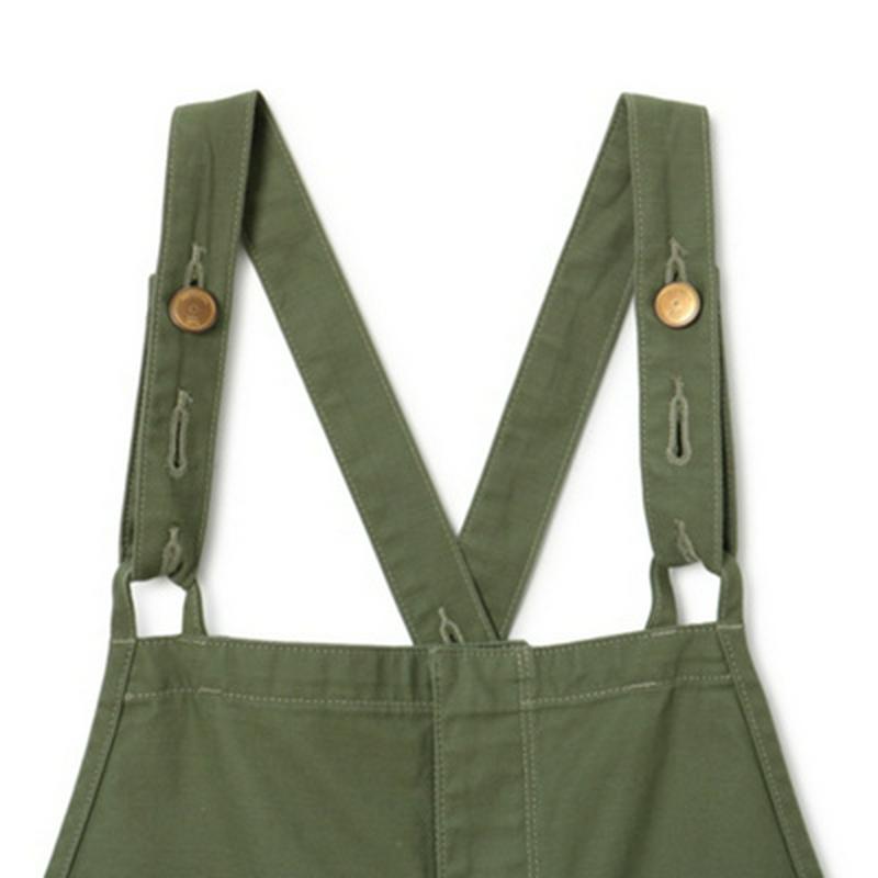【LE’ WORKWARE】コラボレーション　バックサテンサロペット