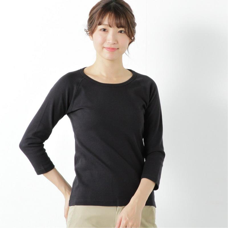 何枚でも欲しい◎のびのびストレッチ７分袖Ｔシャツ（ページワン/PAGE ONE）
