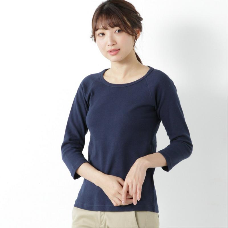 何枚でも欲しい◎のびのびストレッチ７分袖Ｔシャツ（ページワン/PAGE ONE）