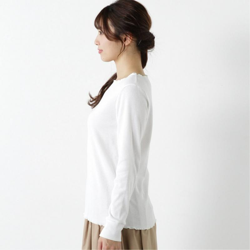 しっとり椿オイル加工◎そで切替長袖Ｔシャツ（ページワン/PAGE ONE）