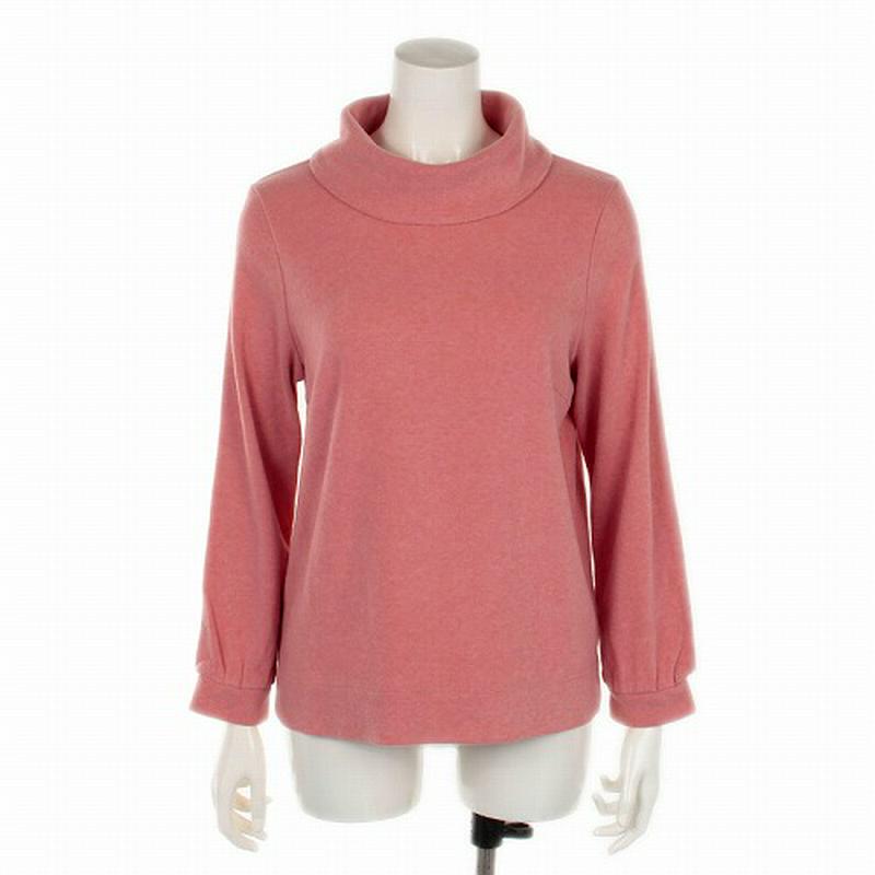 【２９％ＯＦＦ】起毛天竺ロールネックプルオーバーカットソー【ＬＬ～５Ｌ】（フルールバイミントブリーズ/fleur by mint
