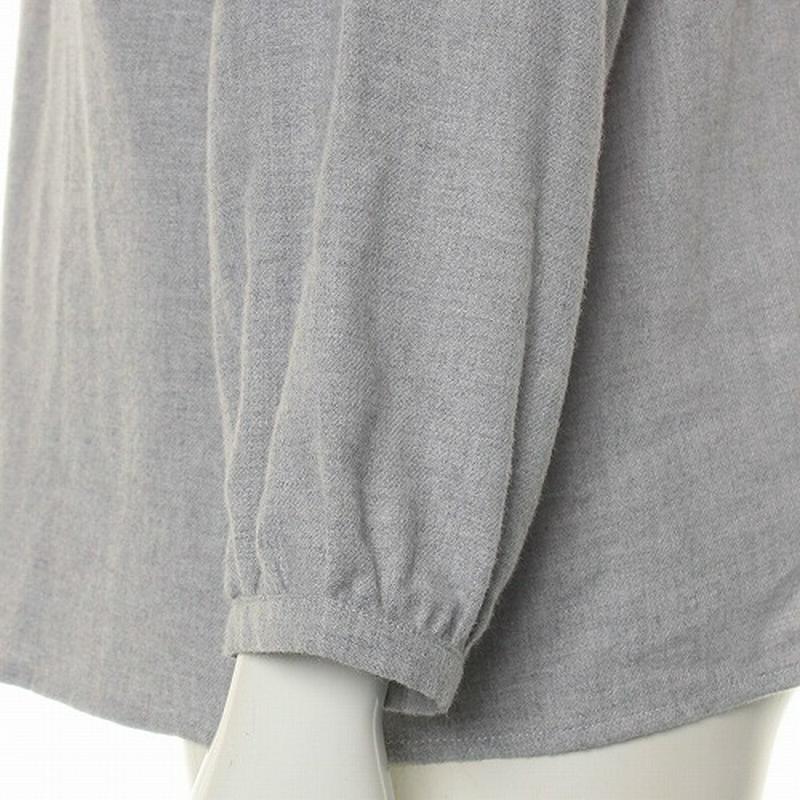 【３０％ＯＦＦ】ウール混ビエラタックリボンブラウス【ＬＬ～５Ｌ】
