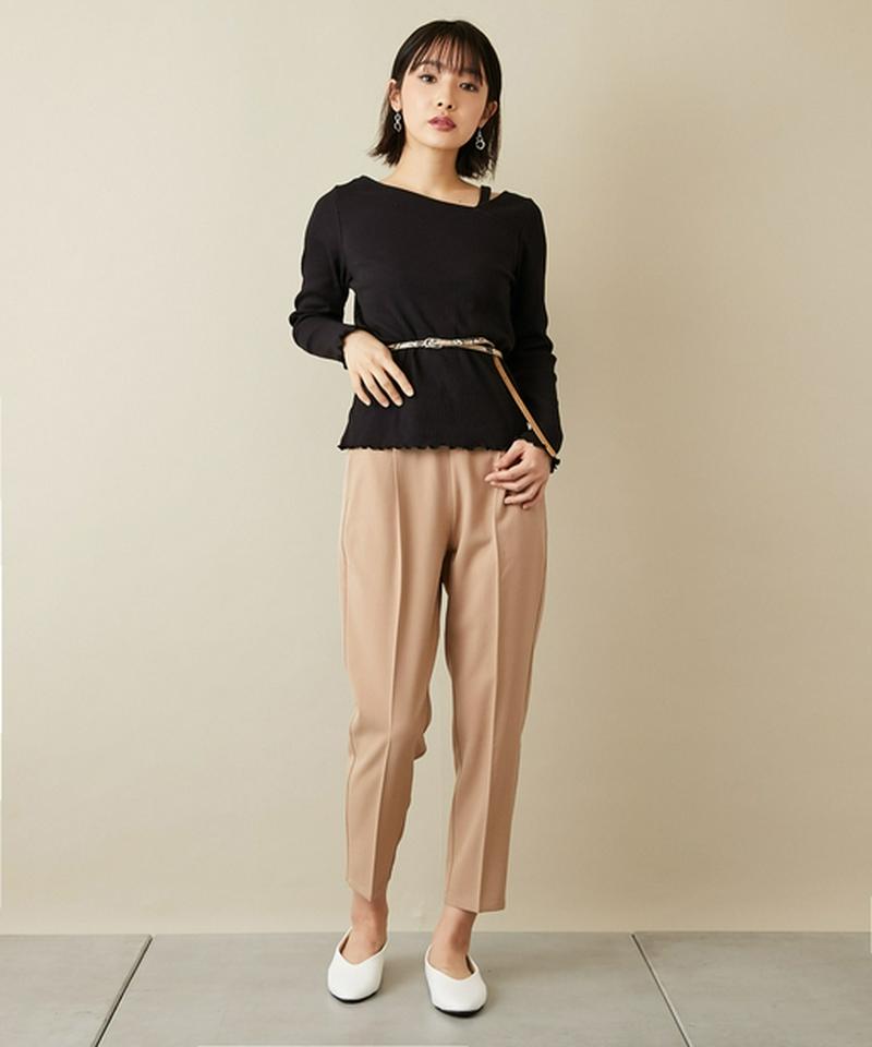 【STYLE UP】スタイルアップテーパードアンクルパンツ/スラックスパンツ
