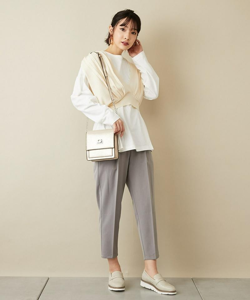 【STYLE UP】スタイルアップテーパードアンクルパンツ/スラックスパンツ