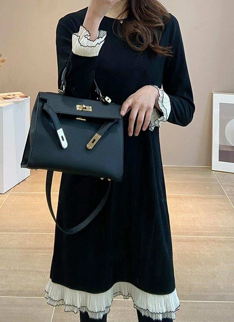 ダブルフリルワンピース