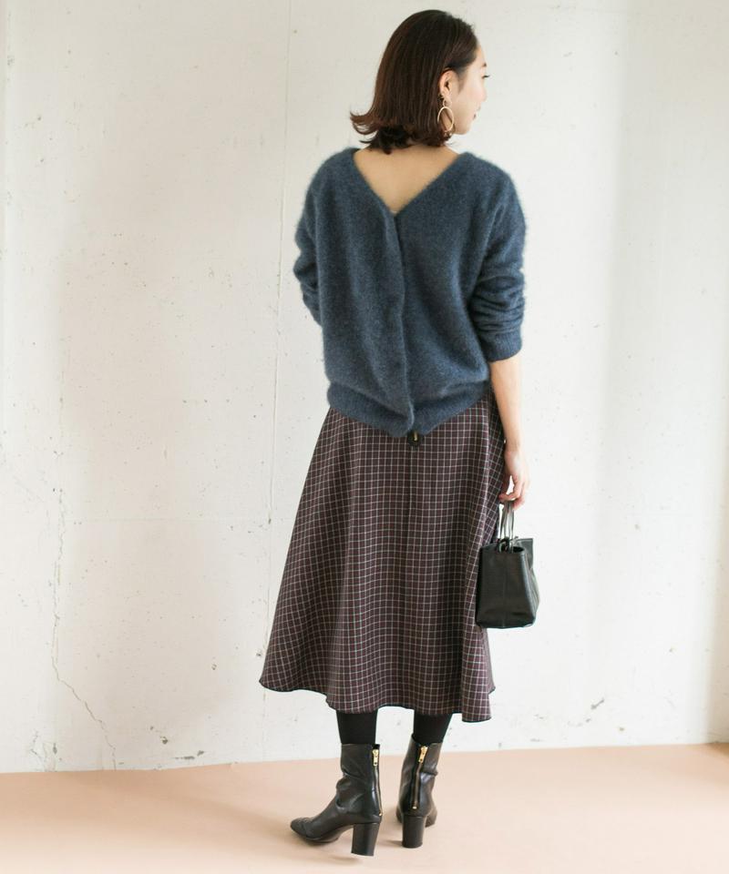 フェレットヘアー2WAYプルオーバー