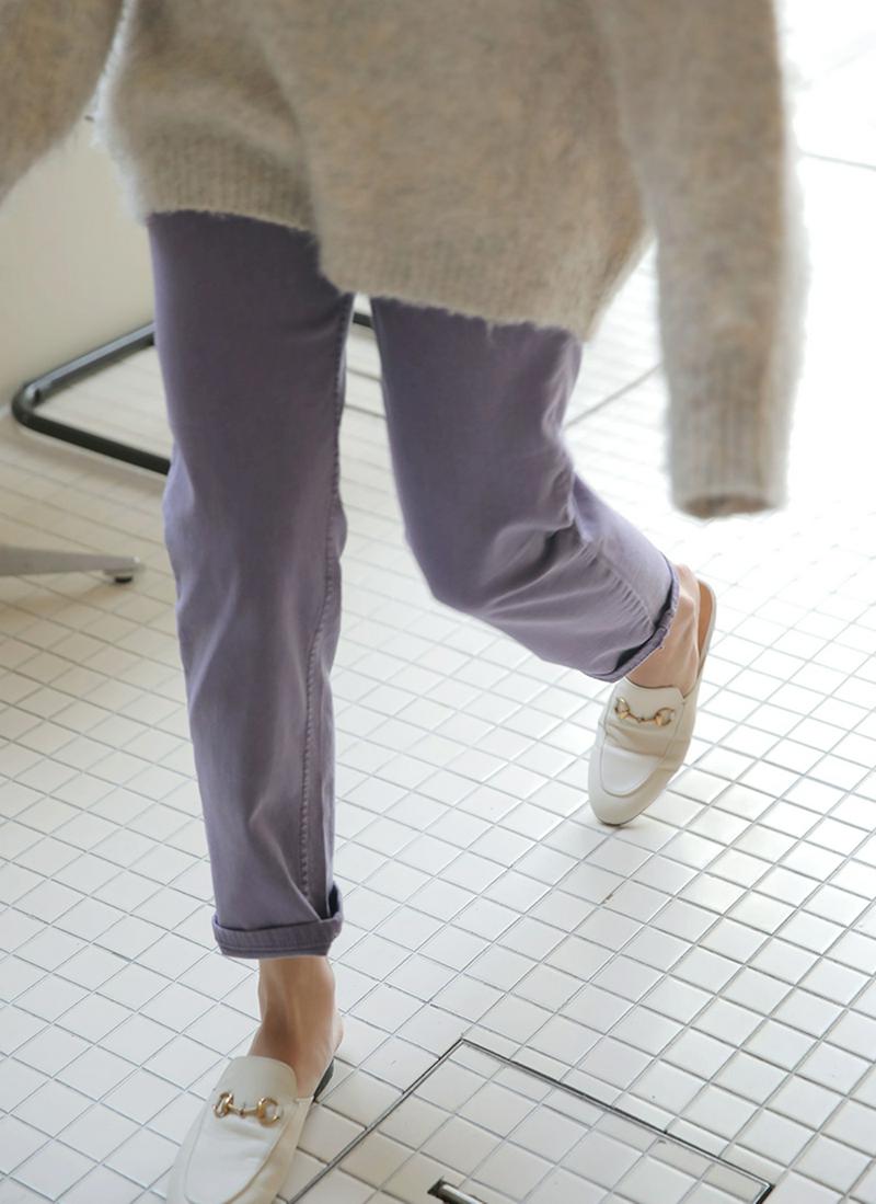 裏起毛ウォッシュドパンツ