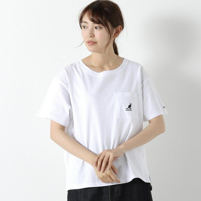 ＫＡＮＧＯＬポケット付刺繍Ｔシャツ