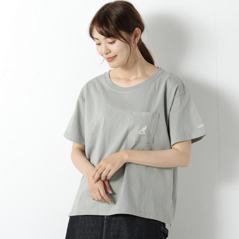 ＫＡＮＧＯＬポケット付刺繍Ｔシャツ