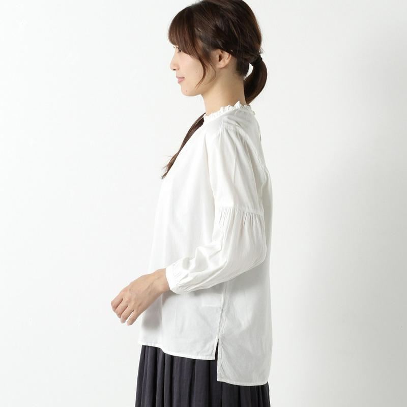 椿オイルでしっとり８分袖ブラウス