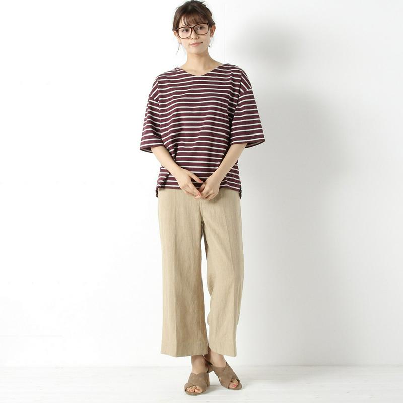 ゆったりドロップショルダーワイドＴシャツ