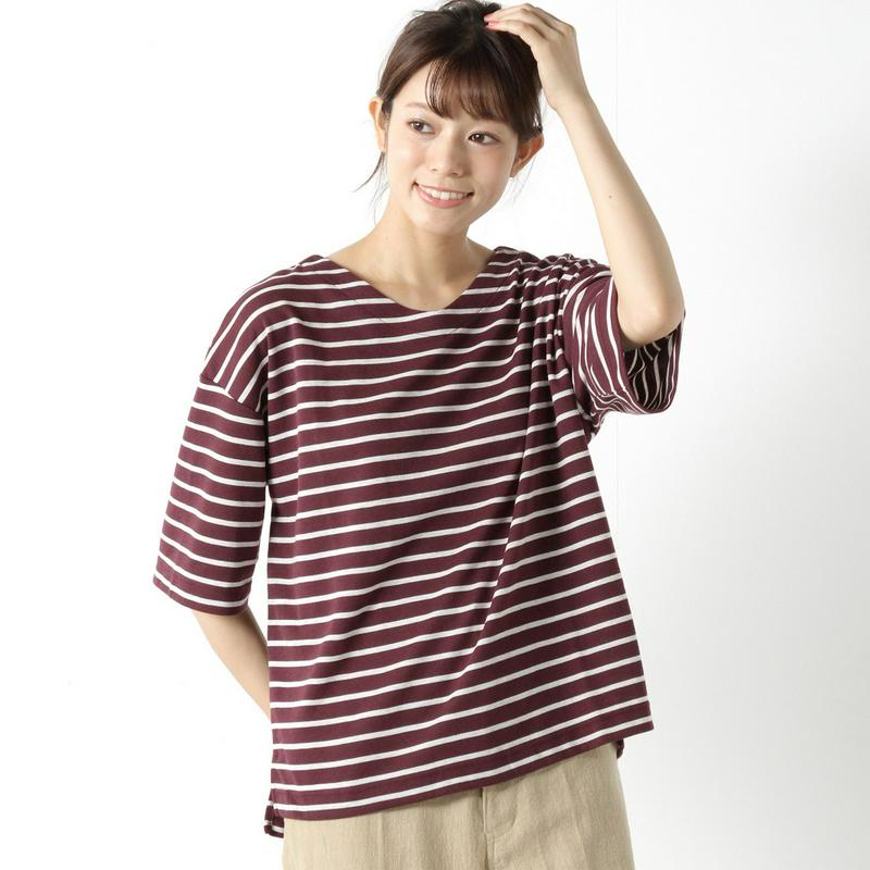 ゆったりドロップショルダーワイドＴシャツ